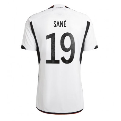 Echipament fotbal Germania Leroy Sane #19 Tricou Acasa Mondial 2022 maneca scurta